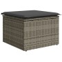 Conjunto de sofá de jardín Set de 7 Gris Poliratán, acero, vidrio de , Sofás de exterior - Ref: Foro24-3349355, Precio: 469,5...