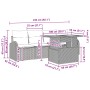 Conjunto de Sofás de Jardín Juego de 5 Gris Rattan de , Sofás de exterior - Ref: Foro24-3349516, Precio: 347,19 €, Descuento: %