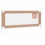 Safety rail for child's bed gray taupe fabric 200x25 cm by vidaXL, Safety railings - Ref: Foro24-10224, Price: 43,29 €, Disco...