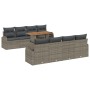 Conjunto de Sofá de Jardín Set de 7 Beige, Gris, Marrón de , Sofás de exterior - Ref: Foro24-3349558, Precio: 627,36 €, Descu...
