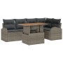 Conjunto de Sofá de Jardín Set de 6 Gris de , Sofás de exterior - Ref: Foro24-3349586, Precio: 426,16 €, Descuento: %