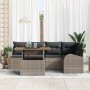 Conjunto de Sofá de Jardín Set de 6 Gris de , Sofás de exterior - Ref: Foro24-3349586, Precio: 426,16 €, Descuento: %
