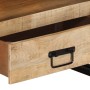 Mueble de TV de madera maciza de mango 100x30x45 cm en Muebles TV | Comprar online en Foru.es