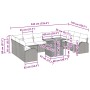 Juego de sofá de jardín Conjunto de 11 Gris Ratán de , Sofás de exterior - Ref: Foro24-3349635, Precio: 702,02 €, Descuento: %