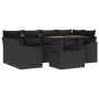 Juego de Sofás de Jardín Set de 7 Negro de , Sofás de exterior - Ref: Foro24-3349792, Precio: 494,43 €, Descuento: %