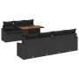 Set de Sofá de Jardín Set de 8 Negro Poliratán de , Sofás de exterior - Ref: Foro24-3349799, Precio: 571,77 €, Descuento: %