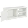 Mueble para TV de madera blanco 90x30x40 cm en Muebles TV | Comprar online en Foru.es