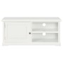 Mueble para TV de madera blanco 90x30x40 cm en Muebles TV | Comprar online en Foru.es