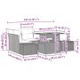 Conjunto de Sofá de Jardín Set de 7 Beige Ratán de , Sofás de exterior - Ref: Foro24-3349917, Precio: 540,07 €, Descuento: %