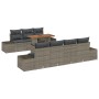 Conjunto de Sofá de Jardín Juego de 8 Gris de , Sofás de exterior - Ref: Foro24-3349922, Precio: 601,79 €, Descuento: %