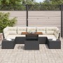 Set de Sofá de Jardín Set de 8 Crema Ratán de , Sofás de exterior - Ref: Foro24-3349928, Precio: 543,39 €, Descuento: %