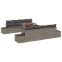 Conjunto de Sofás de Jardín Juego de 7 Marrón Ratán de , Sofás de exterior - Ref: Foro24-3349936, Precio: 672,07 €, Descuento: %