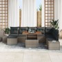 Set de Sofá de Jardín Conjunto de 9 Gris de , Sofás de exterior - Ref: Foro24-3349999, Precio: 596,06 €, Descuento: %
