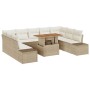 Conjunto de Sofá de Jardín Conjunto de 10 Beige, Marrón Claro de , Sofás de exterior - Ref: Foro24-3350008, Precio: 707,10 €,...