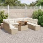 Conjunto de Sofá de Jardín Conjunto de 10 Beige, Marrón Claro de , Sofás de exterior - Ref: Foro24-3350008, Precio: 707,10 €,...