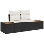 Conjunto de Sofá de Jardín  Conjunto de 5 Negro, Beige de , Sofás de exterior - Ref: Foro24-3350019, Precio: 388,43 €, Descue...