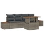 Conjunto de Sofás Jardín Set de 5 Gris Ratán Sofá Jardín de , Sofás de exterior - Ref: Foro24-3350021, Precio: 381,66 €, Desc...