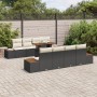 Conjunto de Sofá de Jardín 9 Piezas Negro Ratán de , Sofás de exterior - Ref: Foro24-3350049, Precio: 660,42 €, Descuento: %