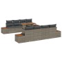 Set de Sofá de Jardín Conjunto de 9 Taupe Ratán de , Sofás de exterior - Ref: Foro24-3350051, Precio: 699,92 €, Descuento: %