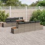 Set de Sofá de Jardín Conjunto de 9 Taupe Ratán de , Sofás de exterior - Ref: Foro24-3350051, Precio: 699,92 €, Descuento: %