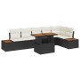 Conjunto de sofá de jardín Set de 7 Beige Polirratán de , Sofás de exterior - Ref: Foro24-3350074, Precio: 489,07 €, Descuent...