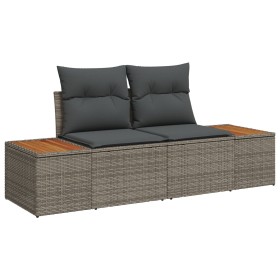 Set de Sofás Jardín Conjunto de 9 Gris Ratán de , Sofás de exterior - Ref: Foro24-3350096, Precio: 609,88 €, Descuento: %