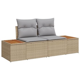 Conjunto de Sofá de Jardín Juego de 9 Beige, Gris de , Sofás de exterior - Ref: Foro24-3350097, Precio: 610,57 €, Descuento: %