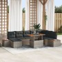 Set de Sofás Jardín Conjunto de 9 Gris Ratán de , Sofás de exterior - Ref: Foro24-3350096, Precio: 609,88 €, Descuento: %