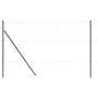 Set de 4 Gris Acero recubierto en polvo 190 cm Poste de cerca de , Postes de cerca - Ref: Foro24-3350140, Precio: 409,57 €, D...