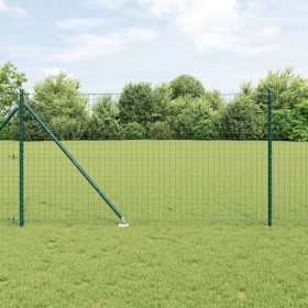 Postes de cerca con pico 26 pcs Ø32 mm 140 cm de acero galvanizado de , Postes de cerca - Ref: Foro24-3350173, Precio: 337,54...