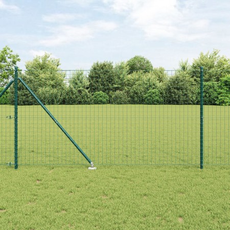 Postes de cerca con pico 26 pcs Ø32 mm 140 cm de acero galvanizado de , Postes de cerca - Ref: Foro24-3350173, Precio: 337,54...