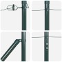 Postes de cerca con pico 26 pcs Ø32 mm 140 cm de acero galvanizado de , Postes de cerca - Ref: Foro24-3350173, Precio: 337,54...