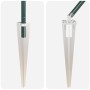 Postes de cerca con pico 26 pcs Ø32 mm 140 cm de acero galvanizado de , Postes de cerca - Ref: Foro24-3350173, Precio: 337,54...