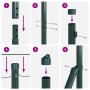 Postes de cerca con pico 26 pcs Ø32 mm 140 cm de acero galvanizado de , Postes de cerca - Ref: Foro24-3350173, Precio: 337,54...