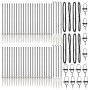 Postes de Cerca con Punta 52 pcs Ø32 mm 170 cm Acero Galvanizado de , Postes de cerca - Ref: Foro24-3350196, Precio: 763,56 €...