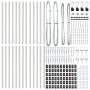 Public Posts de cerca con punta 26 pcs Ø32 mm 80 cm Acero Galvanizado de , Postes de cerca - Ref: Foro24-3350203, Precio: 270...