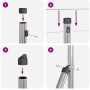 poste de cerca con punta 52 pcs Ø32 mm 100 cm de acero galvanizado de , Postes de cerca - Ref: Foro24-3350206, Precio: 575,91...