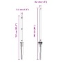 Postes de cerca con punta 52 pcs Ø32 mm 120 cm de acero galvanizado de , Postes de cerca - Ref: Foro24-3350208, Precio: 683,5...