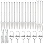 Postes de Cerca con Punta 26 pcs Ø32 mm 180 cm Acero Galvanizado de , Postes de cerca - Ref: Foro24-3350215, Precio: 337,12 €...