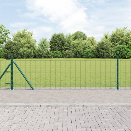 Poste de Cercas Juego de 52 Verde Acero 3.2 x 3.2 x 50 cm de , Postes de cerca - Ref: Foro24-3350218, Precio: 350,74 €, Descu...