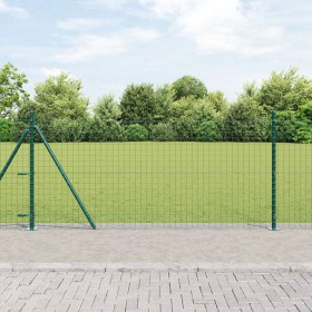 Poste de Cerca Set de 26 Verde Concreto 3.2 x 3.2 x 110 cm de , Postes de cerca - Ref: Foro24-3350225, Precio: 198,75 €, Desc...