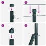 Poste de Cerca Set de 26 Verde Concreto 3.2 x 3.2 x 110 cm de , Postes de cerca - Ref: Foro24-3350225, Precio: 198,75 €, Desc...