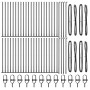 poste de cerca Set de 52 Gris Concreto 3.2 x 3.2 x 50 cm de , Postes de cerca - Ref: Foro24-3350236, Precio: 352,55 €, Descue...