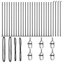 Postes de Cerca Set de 52 Gris Concreto 3.2 x 3.2 x 83.5 cm de , Postes de cerca - Ref: Foro24-3350249, Precio: 277,95 €, Des...