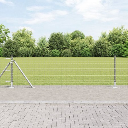Poste de Cerca Set de 26 Acero Galvanizado 3.2 x 3.2 x 70 cm de , Postes de cerca - Ref: Foro24-3350257, Precio: 180,31 €, De...