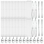 Postes de Cerca Set de 104 Acero Galvanizado 3.2 x 3.2 x 83.5 cm de , Postes de cerca - Ref: Foro24-3350268, Precio: 496,93 €...