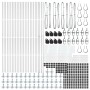 Postes de Cerca Set de 104 Acero Galvanizado 3.2 x 3.2 x 83.5 cm de , Postes de cerca - Ref: Foro24-3350268, Precio: 496,93 €...