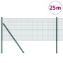 Cerca de Alambre Soldado con 13 Postes Verde 0.5x25 m Acero de , Paneles de vallas - Ref: Foro24-3351713, Precio: 90,36 €, De...