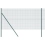 Cerca de Alambre Soldado con 13 Postes Verde 1x25 m Acero de , Paneles de vallas - Ref: Foro24-3351726, Precio: 130,11 €, Des...