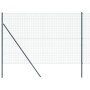 Cerca de Alambre Soldado con 13 Postes Verde 1.5x25 m de Acero de , Paneles de vallas - Ref: Foro24-3351739, Precio: 176,81 €...
